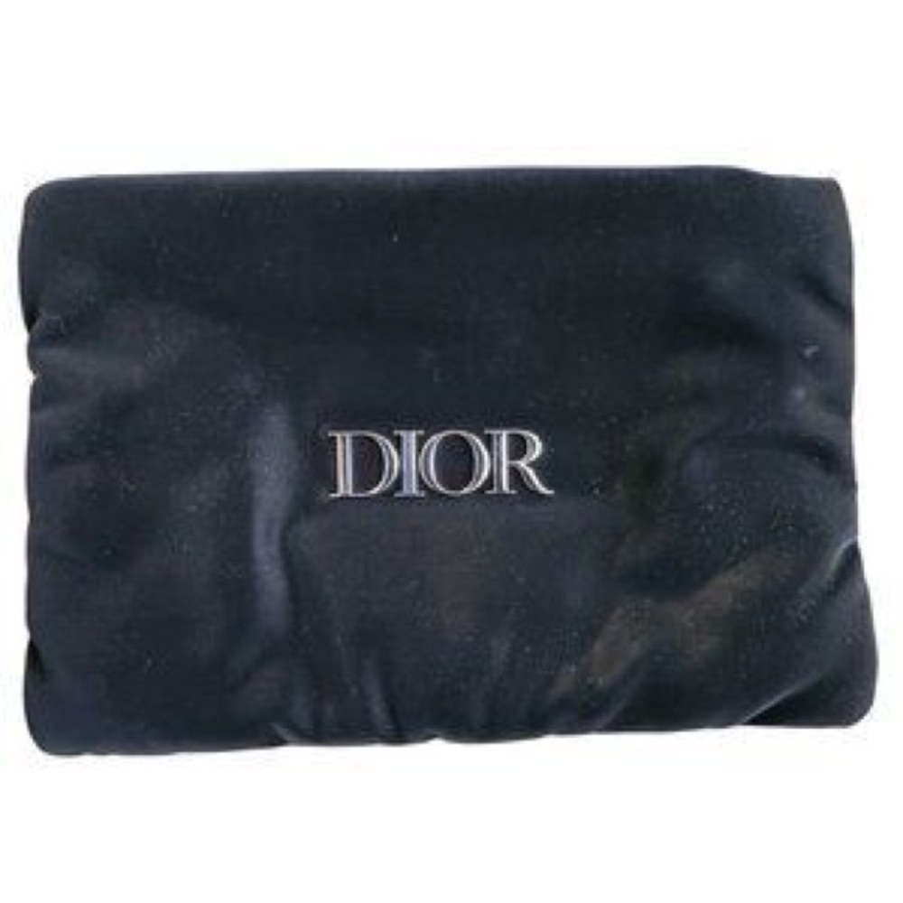 Dior Black Velvet Cosmetic Pouch